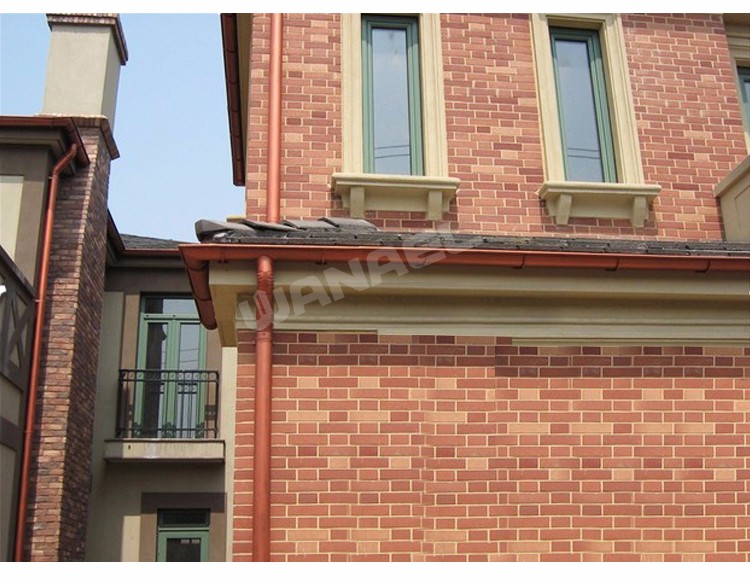 Best Quality Luxury Decoration Material Steel Copper Gutter Pipe