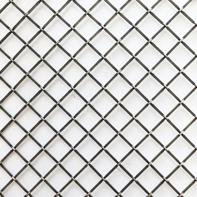 Mid-fill woven wire mesh for ceiling panels and wall cladding in boulder colorado twitter office