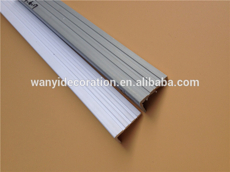 L shape plastic divider strip profile