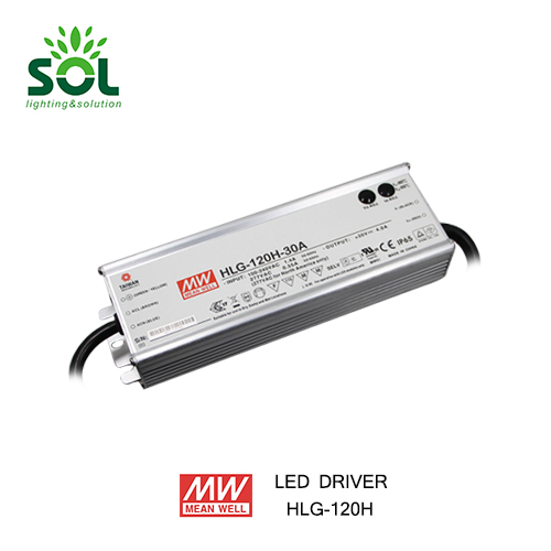 MW HLG-185H-30 Operates From 90~305VAC 185W 30V LED Driver