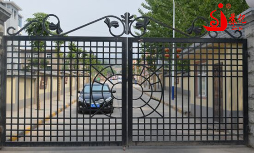 Simple wrought iron gate from Guangzhou supplier