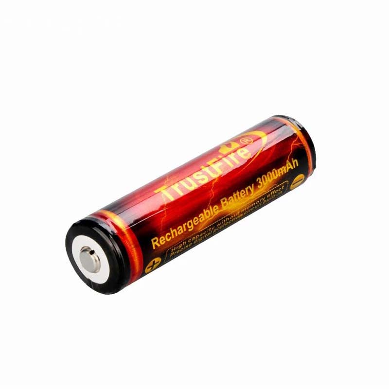 TrustFire 18650 3000mAh 3.7V Li-ion Rechargeable Battery with Protection PCB (1 pair)