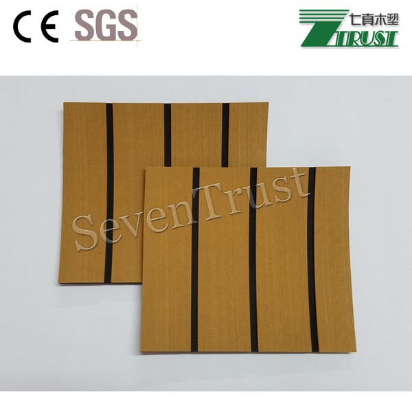 Hot selling marine decking sheet composite teak decking for boat yacht eva boat platform decking floor