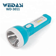 rechargeable led torch solar powered flashlight for wholesale