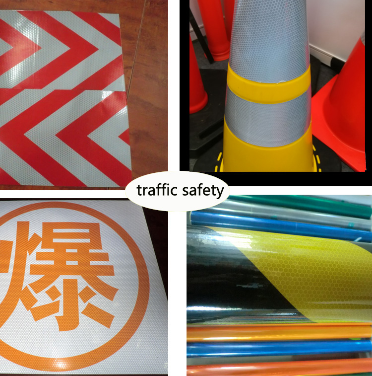 High visibility Self Adhesive Reflective Sheets with Acrylic Material