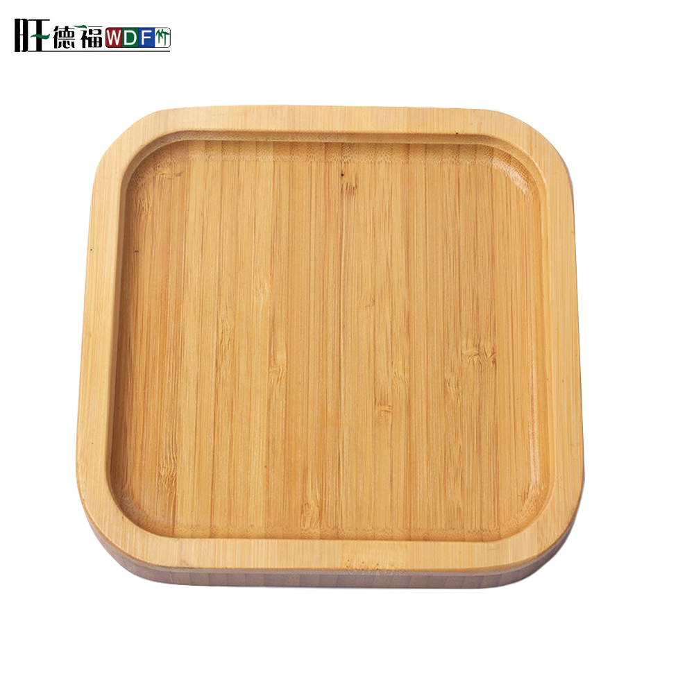 China factory price rectangle wooden bamboo tray with ISO standard