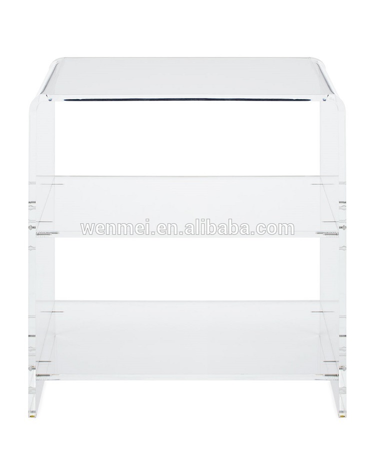 Modern Design Acrylic Book Display Lucite Bookcase