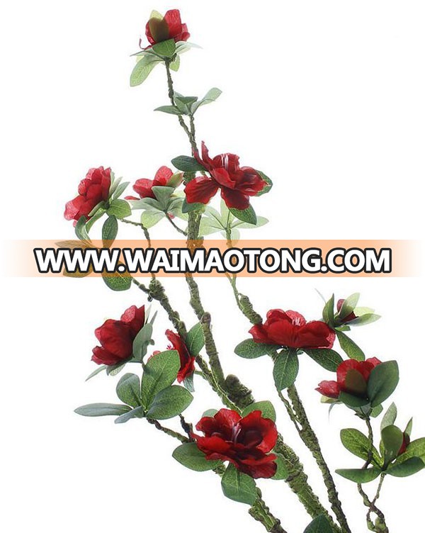 Wholesale 10 heads artificial azalea flower for home decoration