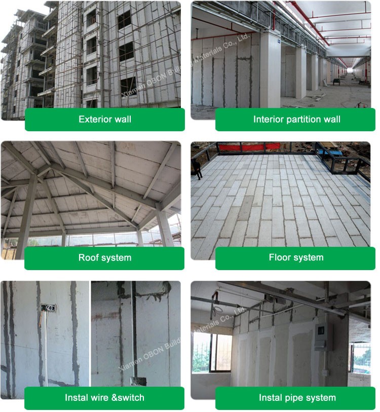 OBON cheap cement prefabricated steel warehouse for romania