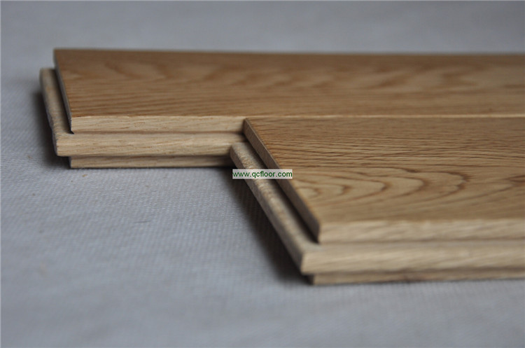 Natural 90mm wide white oak hardwood/ solid wood flooring oak