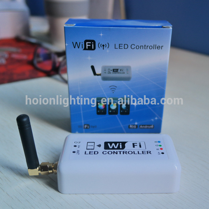 Mini LED Wifi Controller,RGB,Dimmable Led Strip Light Wifi Controller,12V 24V 12A Controlled by Android,IOS smartphone