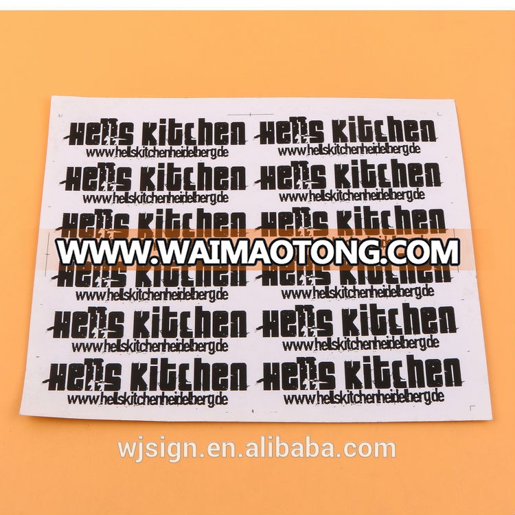 Die Cut Waterproof Cheap Clear Adhesive Custom Logo Eco-friendly Label Sticker