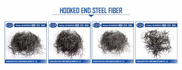 steel building material hooked ends and straight middle carbonfiber