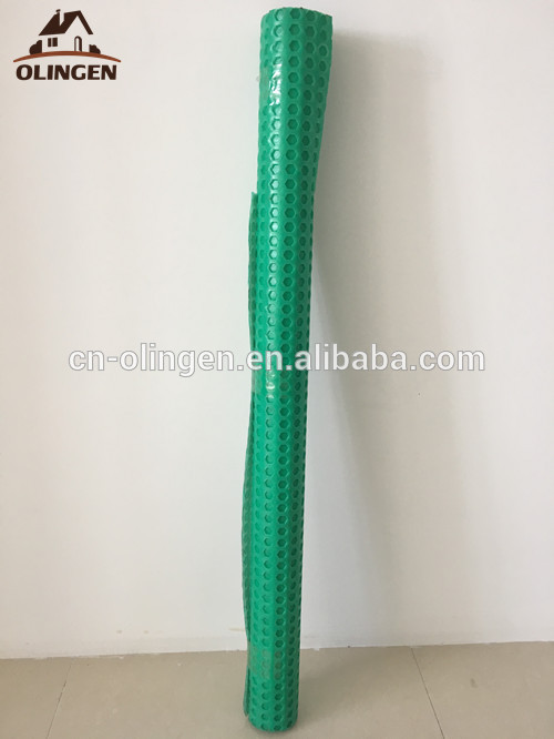 China Manufacture Tile underlay High Sale Bright Color Plastic Waterproofing Uncoupling Membrane