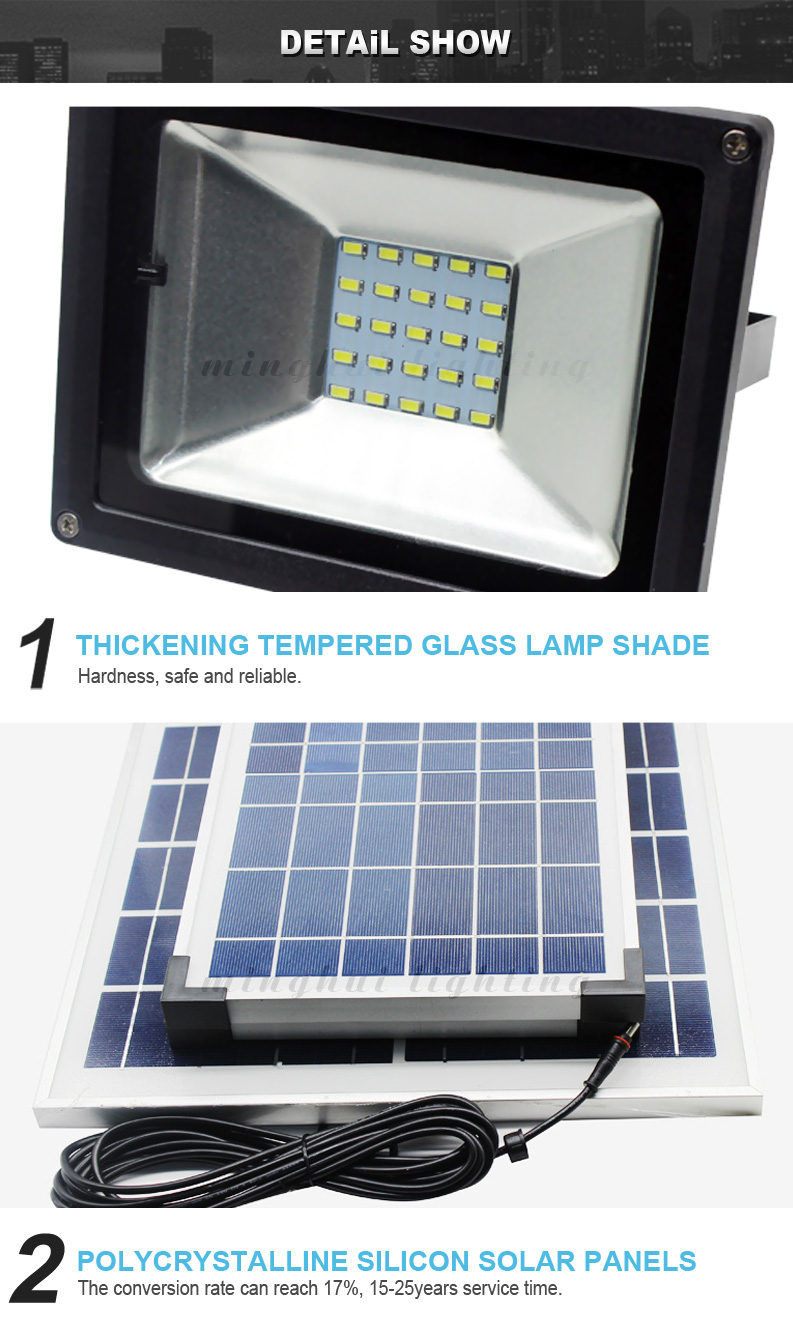 hot sale cheap solar sensor flood light led 10w