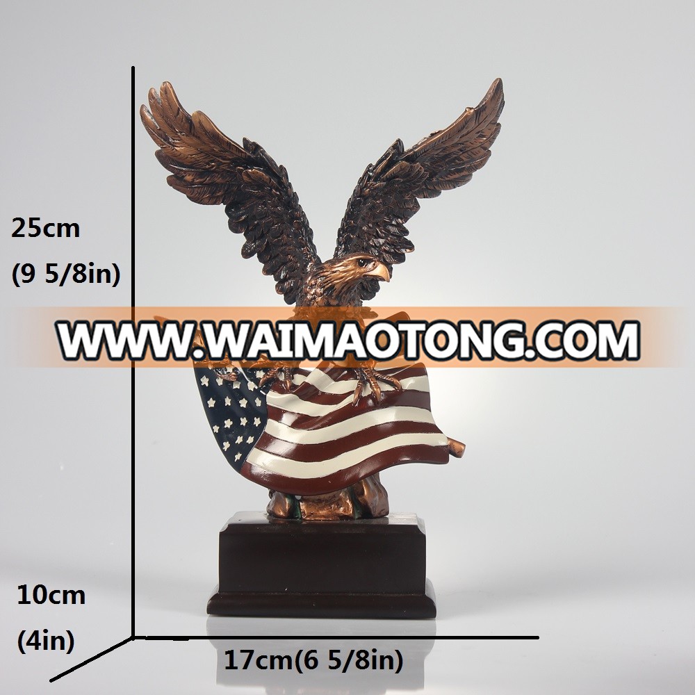 American resin eagle figurine animal eagle statue