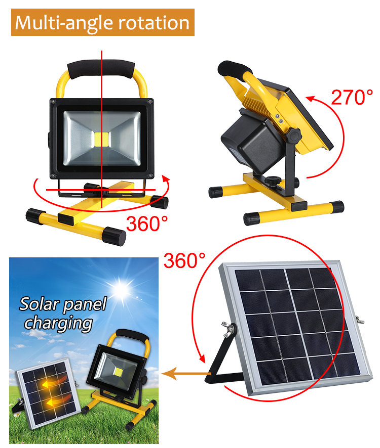 IP65 waterproof stadium hight bright dimmable 150w solar led flood light