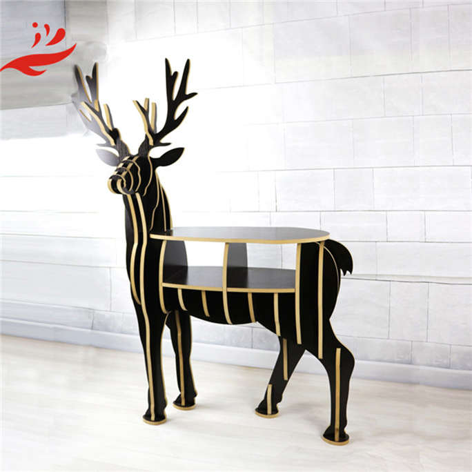 New Art Deer Bookshelf room decoration Wood Deer Furniture