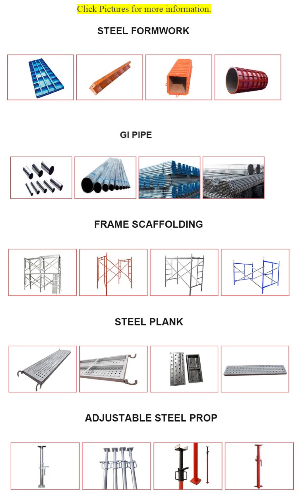 TSX-SF-17-2021 Concrete Steel Mould Metal Pillar Formwork