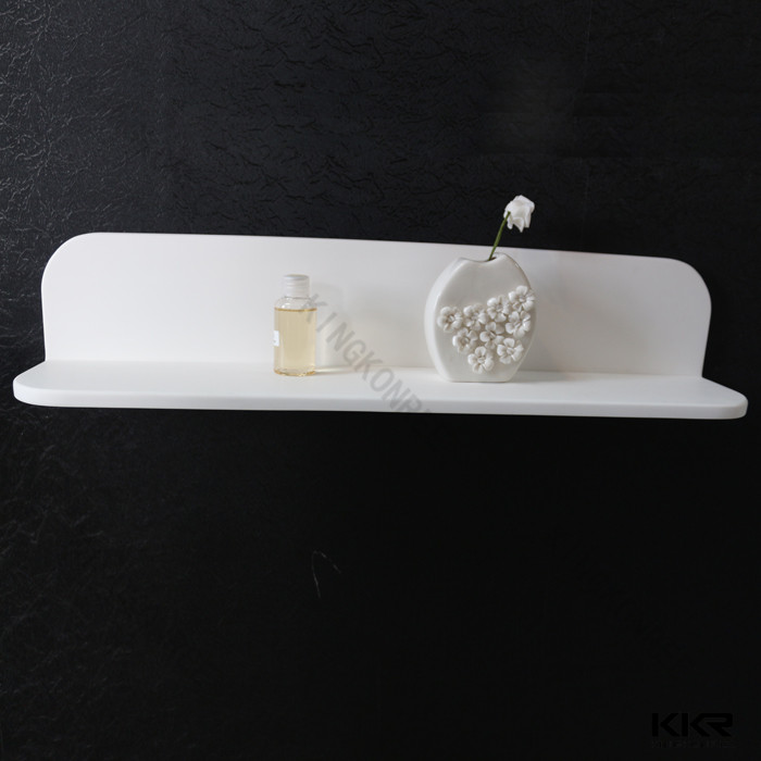 KKR artificial stone wall mounted acrylic bathroom shelf