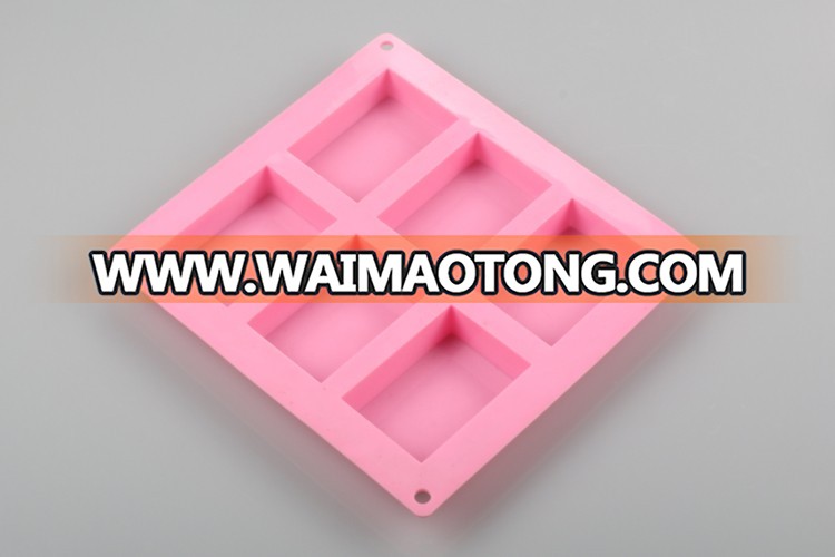 12-Cavity Rectangle Silicone Mold for Soap