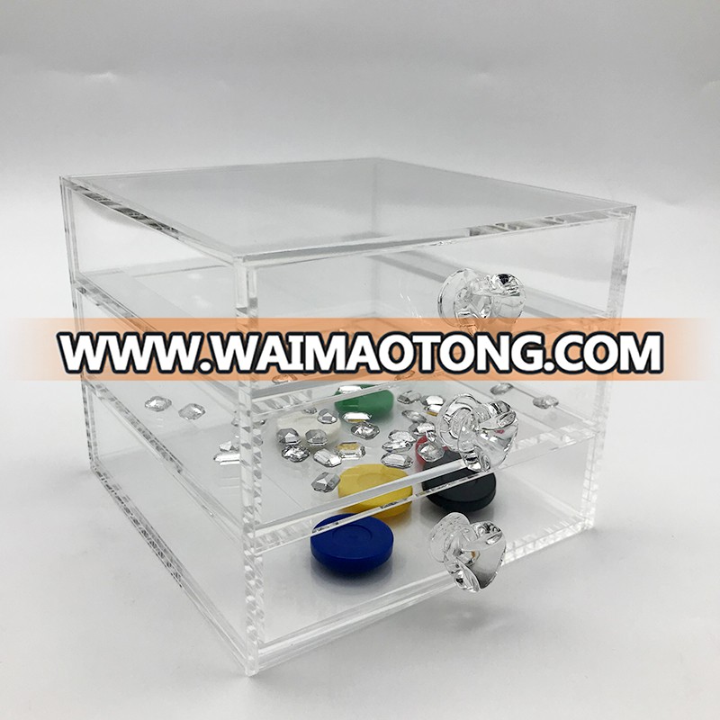 organizer cosmetic acrylic acrylic cosmetic drawer box display