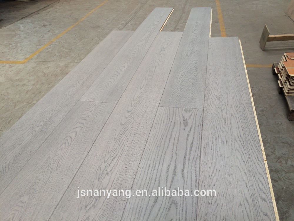 Grey Russia oak 2-layer engineered wood flooring