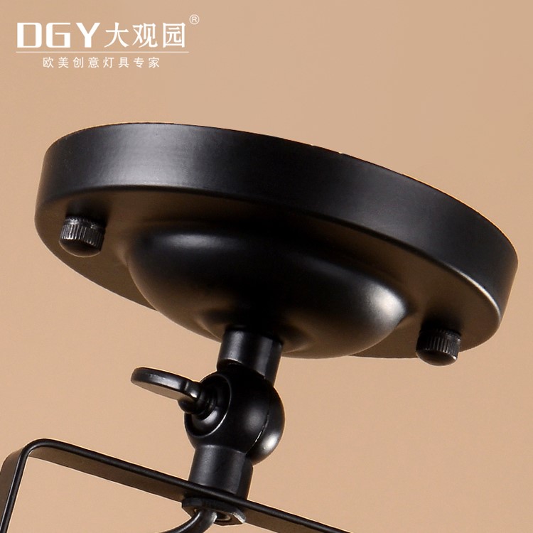 bar club vintage style surface mounted lamp head Adjustable black tube shape ceiling spot light