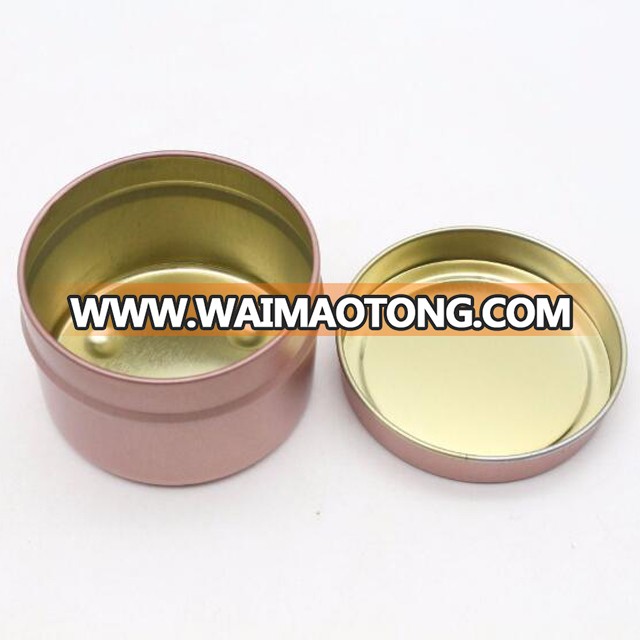 wholesale Customized  rose gold candle tins 200ml