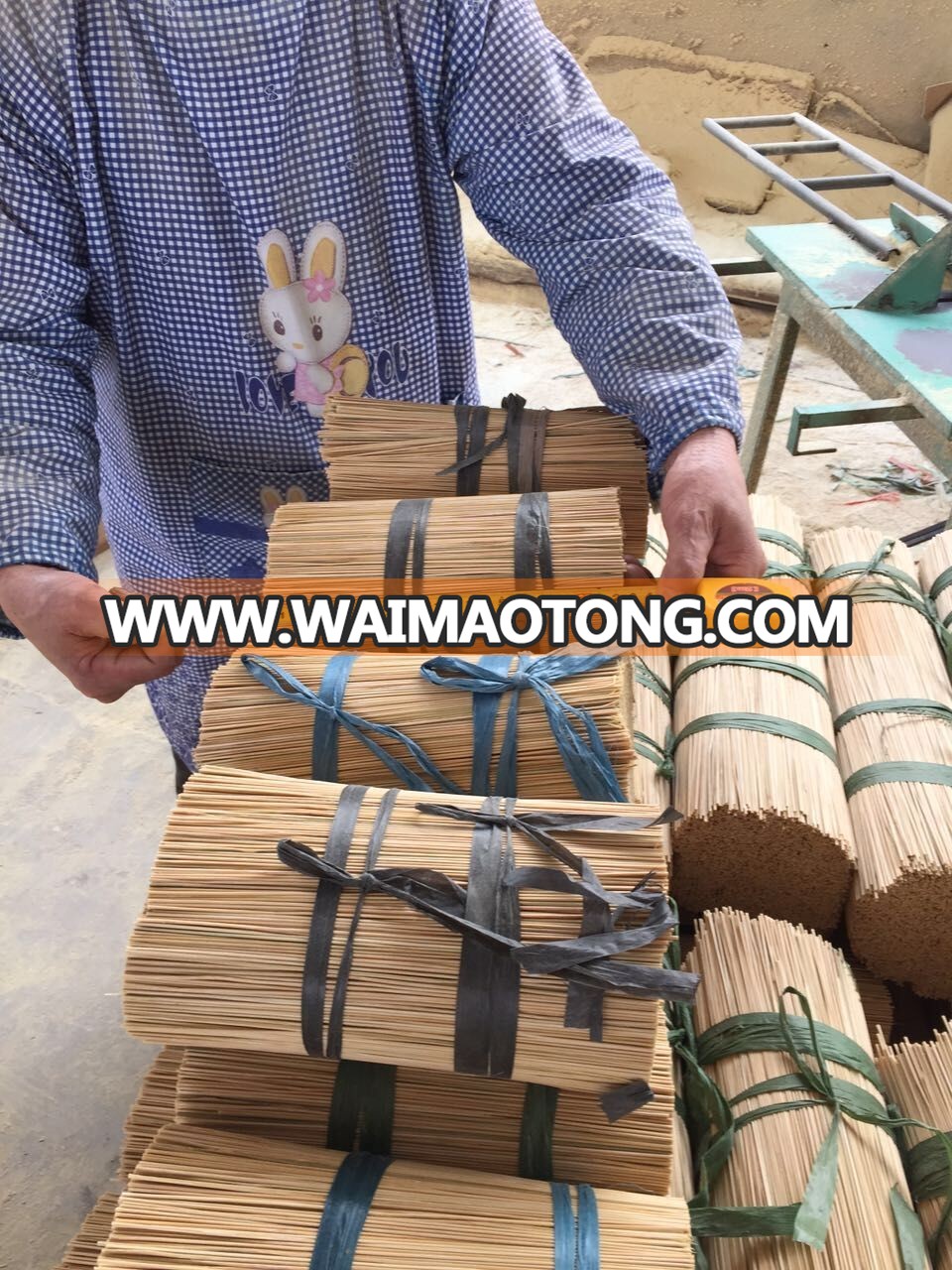 Natural Long-lasting china raw bamboo sticks for making agarbatti