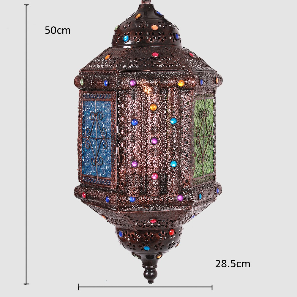 Antique Moroccan cooper color pendant hanging lamps NS-124027