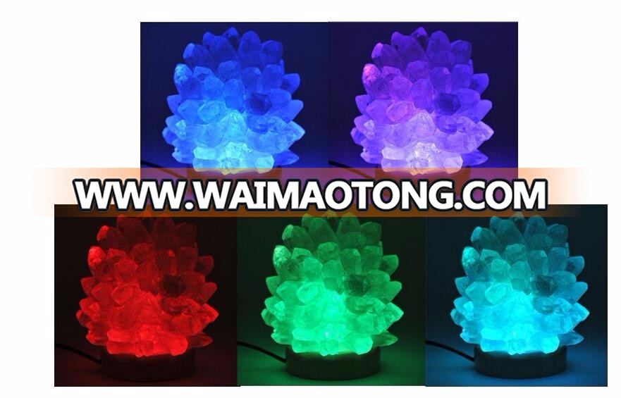 green fluorite led night light lamp kids lamp night light