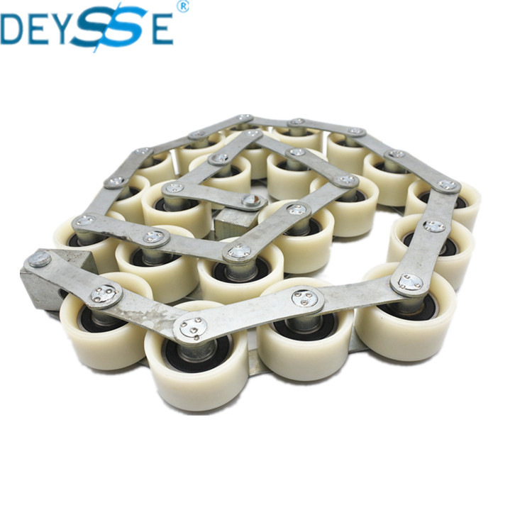 Famous brand escalator plastic/nylon sliding block parts of newel chain block