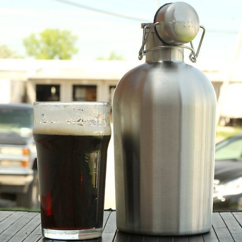 2 liter stainless steel beer bottle with double wall