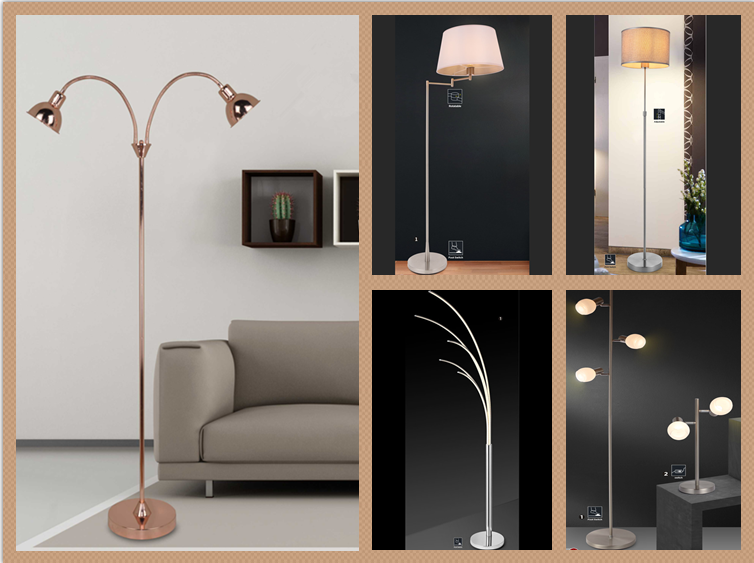 Wholesale Guangzhou 3 lights Gu10 brass antique floor lamp/spot light vintage floor lamp