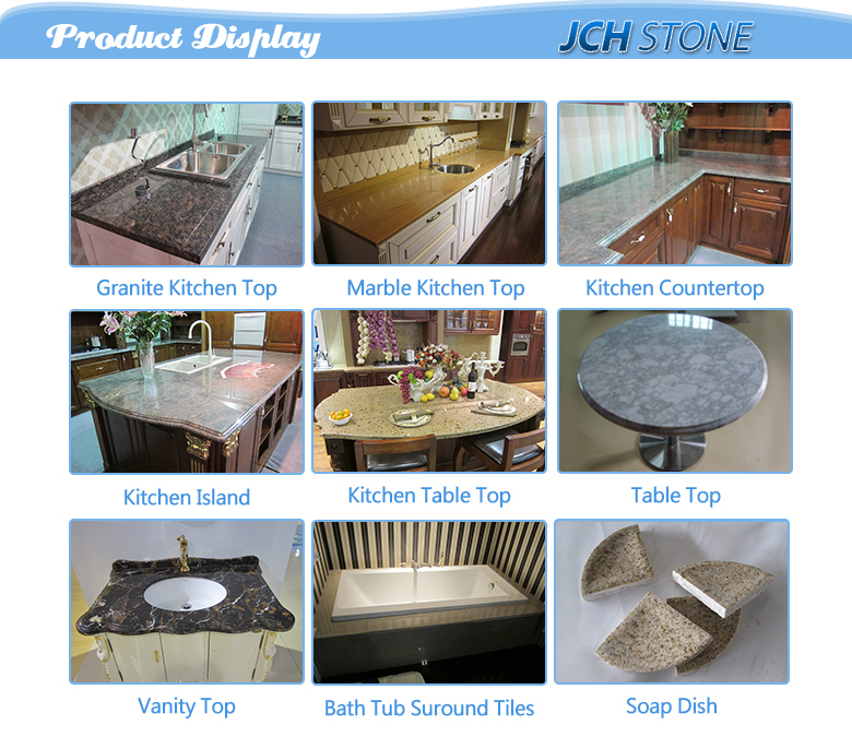 Wholesale customized round travertine granite top dining table top