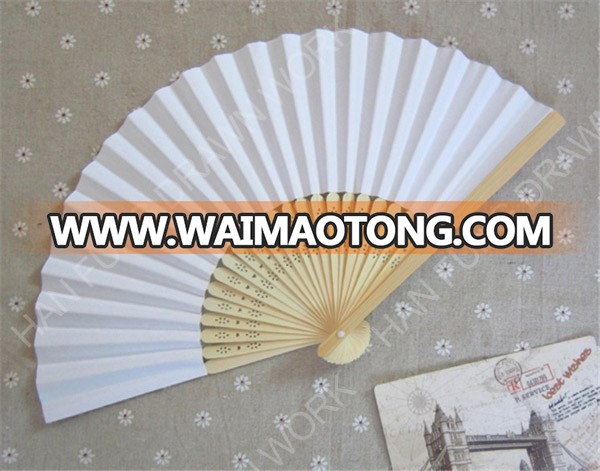 customized wedding paper japanese folding fan