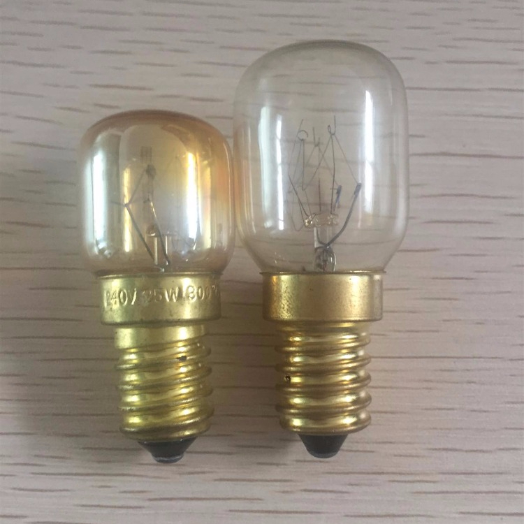 T25 E14 360 degree Edison style light filament incandescent oven lamp bulb