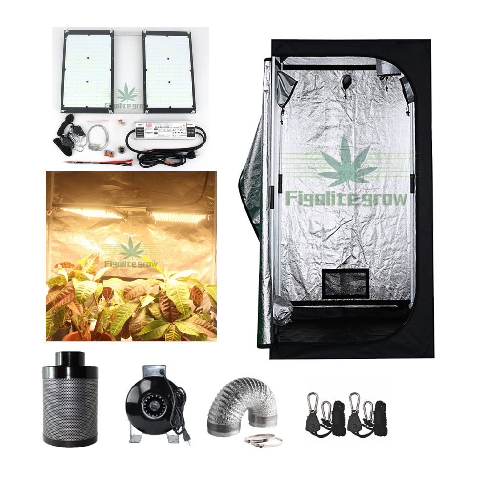 Indoor mushroom grow tent hydroponics complete kit 60x60x120