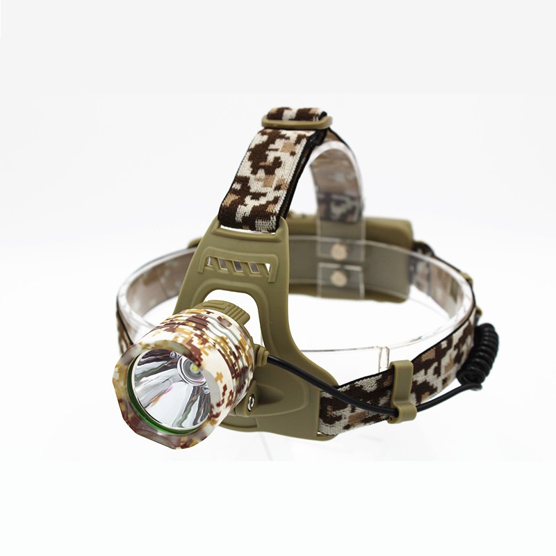 Headlamp 1800Lm XM-L XML T6 LED Head lamp Rechargeable Headlight+2X 3.7v 18650 Battery + AC Charger