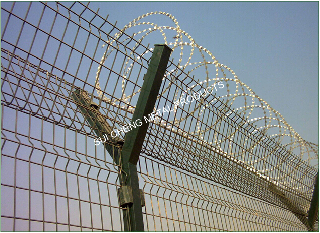 welded wire mesh fence with V panel Y post &all accessories