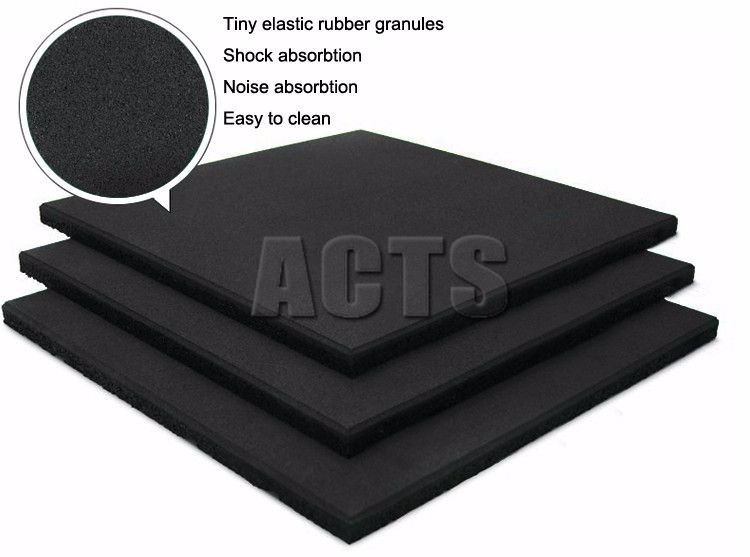 Free Sample Rubber Gym Flooring Tile