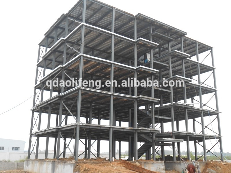 High Quality Multi Floors Steel Structure Frame Building for Commerical Buildings