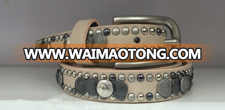 Fashion custom beaded western belts for women