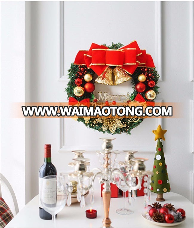 Factory customize different size plastic artificial merry christmas garland