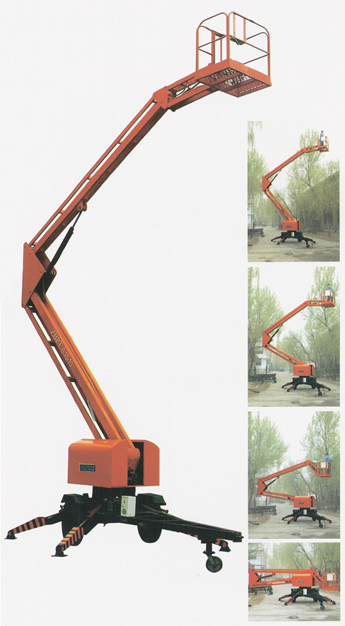 CE Approval Articulated Towable Boom Lift