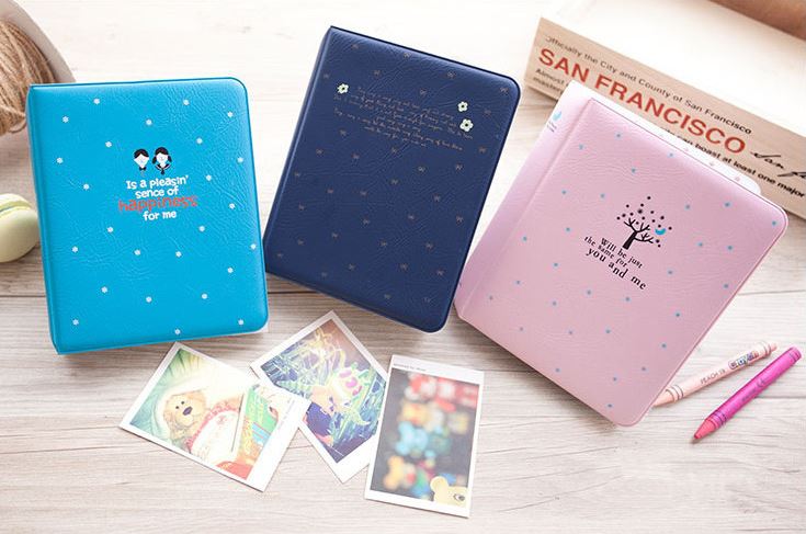 New Creative DIY 6 Inch Paper Cover Photo Album Manual Family Album Gift for Baby Lover Memory Girly Picture Album