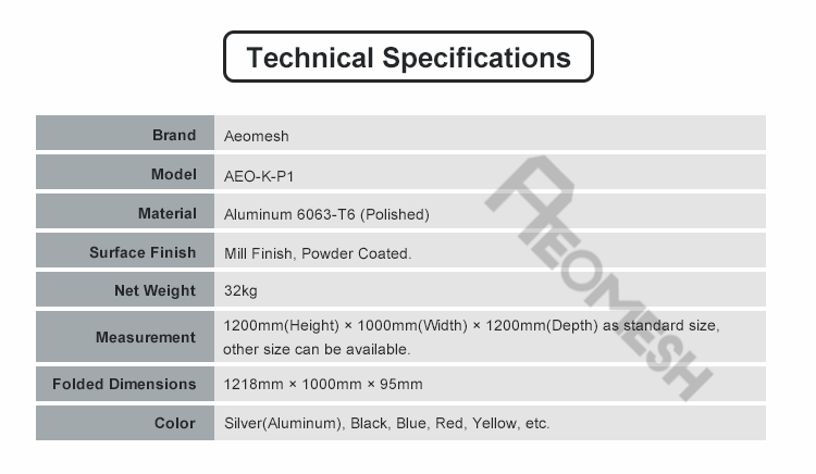 AEOMESH Aluminum Mojo Bariyer Sahne Onu Guvenlik Bariyeri Stage Front of Security Barrier