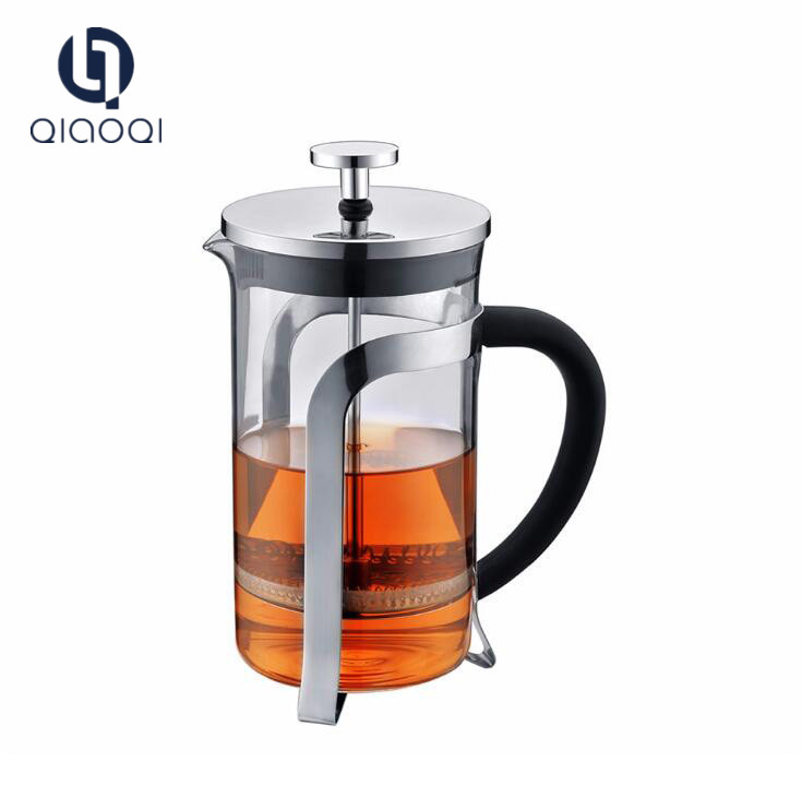 Customized coffee french press with stainless steel filter