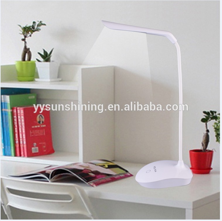 led table lamp with USB and touch sensor switch